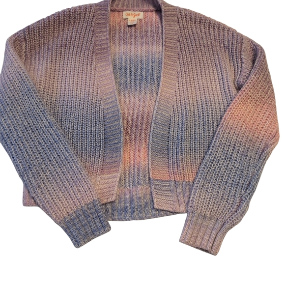 Cozy Cardigan Sweater Bundle - Blue and Purple - Picture 2 of 3